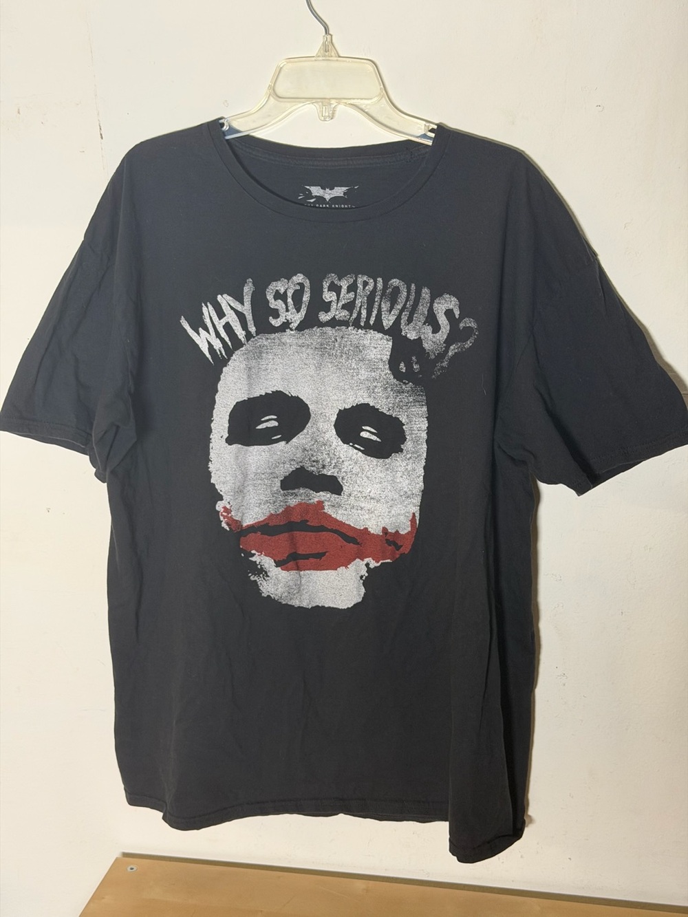 The Dark Knight Heath Ledger Joker Why So Serious T-Shirt Men’s 2XL DC Comics